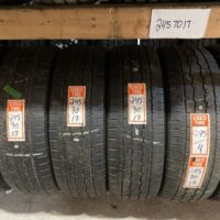 4 pneu(s) ÉTÉ usagé(s) General 245/70R17 6/32 et 7/32