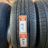 1 pneu(s) ÉTÉ usagé(s) Bridgestone 245/50R19 7/32