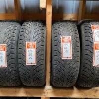 4 pneu(s) HIVER usagé(s) Nokian 175/65R15  5/32 et 7/32   6-6-5-7