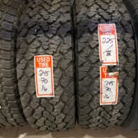 2 pneu(s) ÉTÉ usagé(s) General 245/70R16 13/32