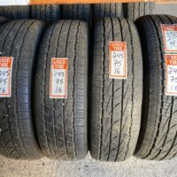 4 pneu(s) ÉTÉ usagé(s) Firestone 245/75R16 7/32 et 9/32