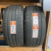 2 pneu(s) ÉTÉ usagé(s) Continental 255/35R21  6/32