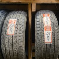 2 pneu(s) ÉTÉ usagé(s) Bridgestone 225/55R19  6/32