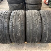 4 pneu(s) ÉTÉ usagé(s) Continental 245/45R18  7/32 et 8/32   .