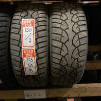 2 pneu(s) HIVER usagé(s) General 195/60R15  7/32