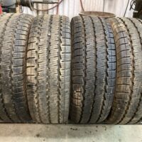 4 pneu(s) ÉTÉ usagé(s) Continental  LT235/65R16 10E 11/32