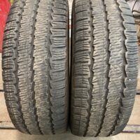 2 pneu(s) ÉTÉ usagé(s) Continental  LT235/65R16 10E 9/32