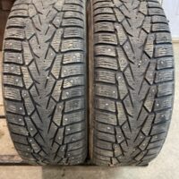 2 pneu(s) HIVER usagé(s) Nokian 205/65R16  7/32 clouté(s)