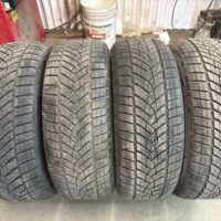 4 pneu(s) HIVER usagé(s) Goodyear 235/55R18  10/32