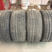 4 pneu(s) HIVER usagé(s) Michelin 245/35R19  7/32 et 9/32