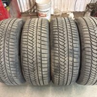 4 pneu(s) HIVER usagé(s) Continental 235/55R19  10/32  runflat(s)