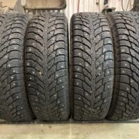 4 pneu(s) HIVER usagé(s) Nokian  LT245/75R16 10E 12/32 clouté(s)