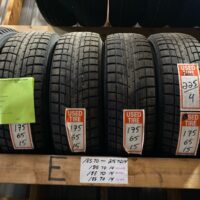 4 pneu(s) HIVER usagé(s) Yokohama 175/65R15  6/32 et 7/32