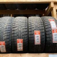 4 pneu(s) HIVER usagé(s) Yokohama 185/55R15  6/32