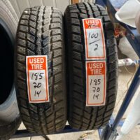 2 pneu(s) HIVER usagé(s) Nexen 185/70R14  10/32   Ent2