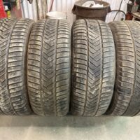 4 pneu(s) HIVER usagé(s) Pirelli 245/45R19  5/32 et 6/32  runflat(s)