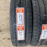 1 pneu(s) ÉTÉ usagé(s) Continental  LT225/75R16 10E 6/32   Ent2
